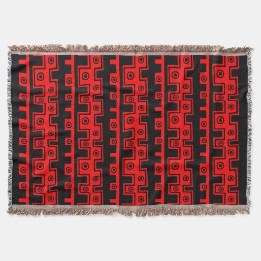 Tribal Style II - Black on Red Decke (Vorderseite)