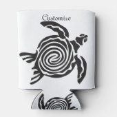 Tribal Style Turtle Thunder_Cove Dosenkühler (Rückseite)