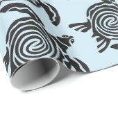 Tribal Style Turtle Thunder_Cove Geschenkpapier (Rolleneckpunkt)