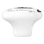 Tribal Style Turtle Thunder_Cove Keramikknauf (Seitenansicht)