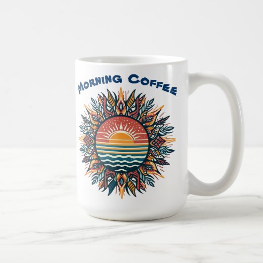 Tribal Summer Sonne Kaffeetasse (Rechts)