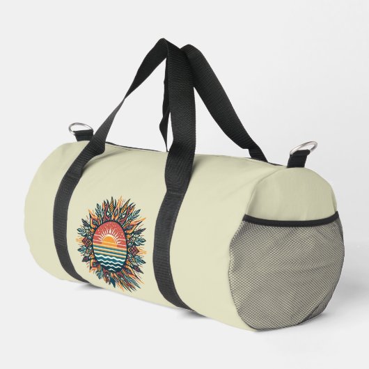 Tribal Summer Sun Duffle Bag (Rechte Ecke)