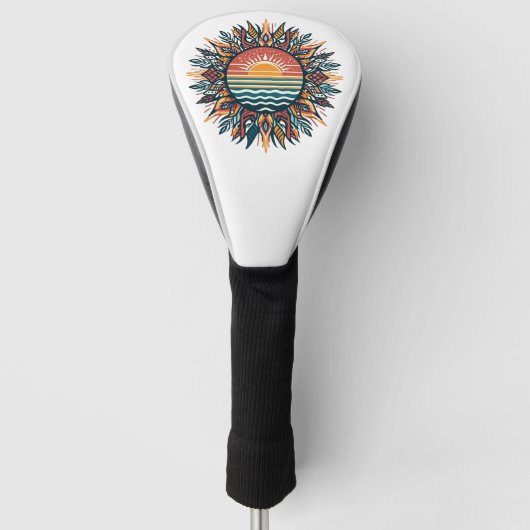 Tribal Summer Sun Golf Headcover (Vorderseite)