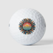 Tribal Summer Sun Golfball (Vorderseite)