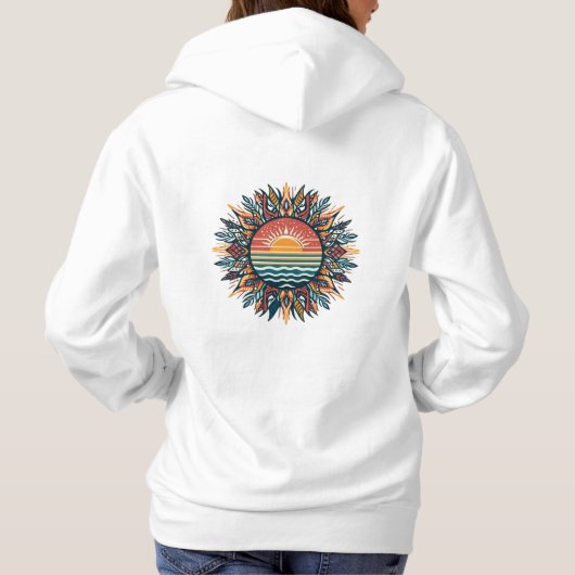 Tribal Summer Sun Hoodie (Rückseite)