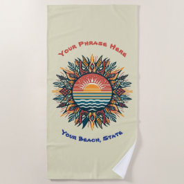 Tribal Summer Sun Strandtuch