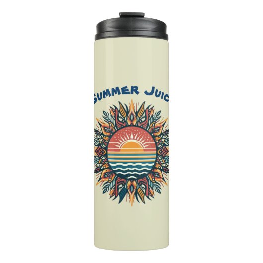 Tribal Summer Sun Thermosbecher (Vorderseite)
