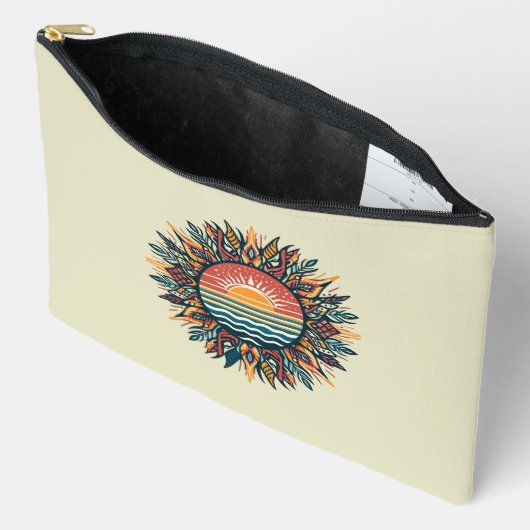Tribal Summer Sun Zubehörtasche (Offen)