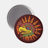 Tribal Sun Eagle Magnet (Vorderseite/Rückseite)
