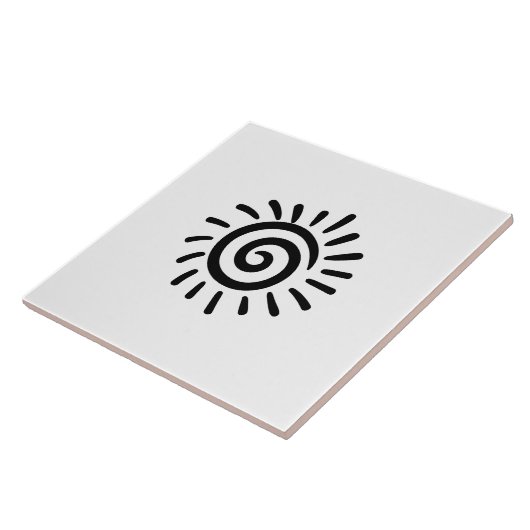 Tribal Sun Fliese (Seite)