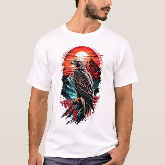 Tribal Sun Grafik T-Shirt (Vorderseite)