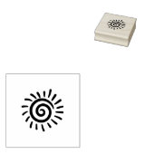 Tribal Sun Gummistempel (Stempel)