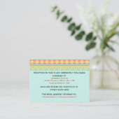 Tribal Sun Southwestern Wedding Card Begleitkarte (Stehend Vorderseite)