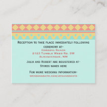Tribal Sun Southwestern Wedding Card