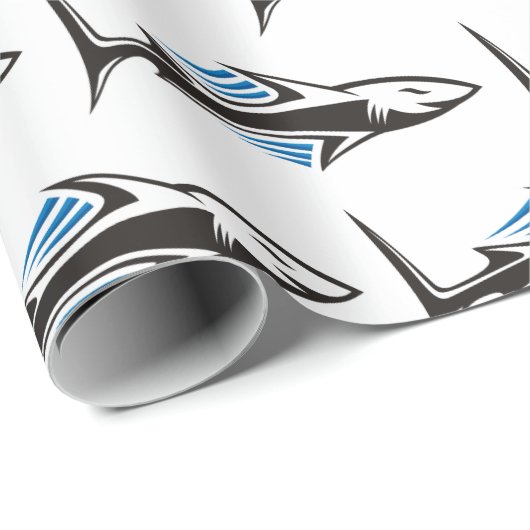 Tribal-Symbol 1 Muster Geschenkpapier (Rolleneckpunkt)