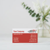 Tribal-Symbol 2 Visitenkarte (Stehend Vorderseite)