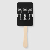 Tribal-Tanz Fächer (Vorderseite)