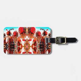 Tribal-Tanz Gepäckanhänger