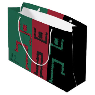 Tribal-Tanz Große Geschenktüte