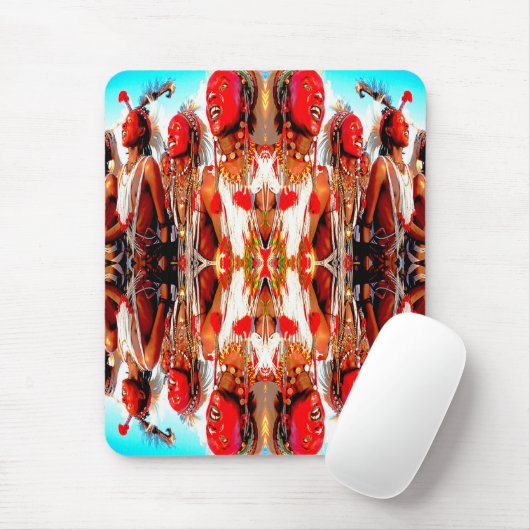 Tribal-Tanz Mousepad (Mit Mouse)