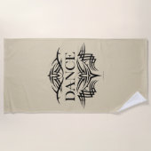 Tribal-Tanz Strandtuch (Vorderseite)
