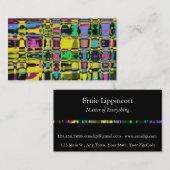 Tribal Tapestry Visitenkarte (Vorne/Hinten)