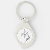 Tribal Tattoo Art Schlüsselanhänger - Cooles Edgy (Vorderseite)