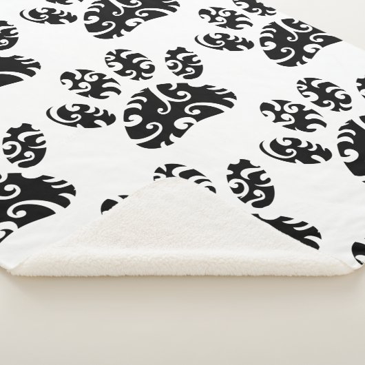 Tribal Tattoo Dog Paw Print Pattern Sherpadecke (3/4)