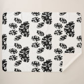 Tribal Tattoo Dog Paw Print Pattern Sherpadecke (Vorderseite (Horizontal))