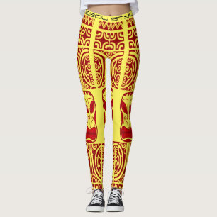 Tribal-Tattoo-Leggings Leggings