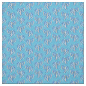 Tribal Tattoo Manatees Ocean Blue Stoff (Muster)