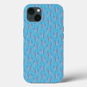 Tribal-Tattoo-Manatees Ozean Blau iPhone 13 Hülle