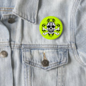 Tribal Tattoo Skull Button (Beispiel)
