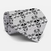 Tribal Tattoo Skull Krawatte (Gerollt)