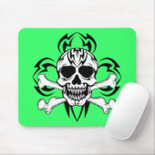 Tribal Tattoo Skull Mousepad (Mit Mouse)