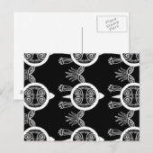 Tribal Tattoo Turtle Postkarte (Vorne/Hinten)