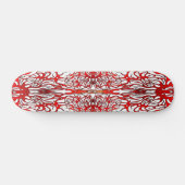 Tribal Tattoo Valentine Herz - rot Skateboard (Horizontal)