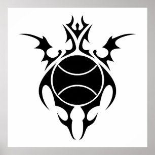 Tribal-Tennis Poster