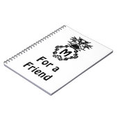 Tribal Texas Horned Lizard Toad Pride Notizblock (Linke Seite)