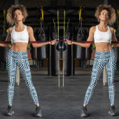 Tribal Textile Muster Leggings