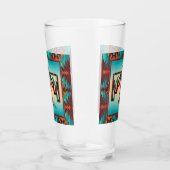 Tribal Thunderbird Glass Cup Glas (Rechts)