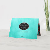 Tribal Thunderbird Holiday Card Feiertagskarte (Rückseite)