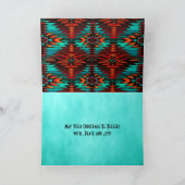 Tribal Thunderbird Holiday Card Feiertagskarte (Innenseite)