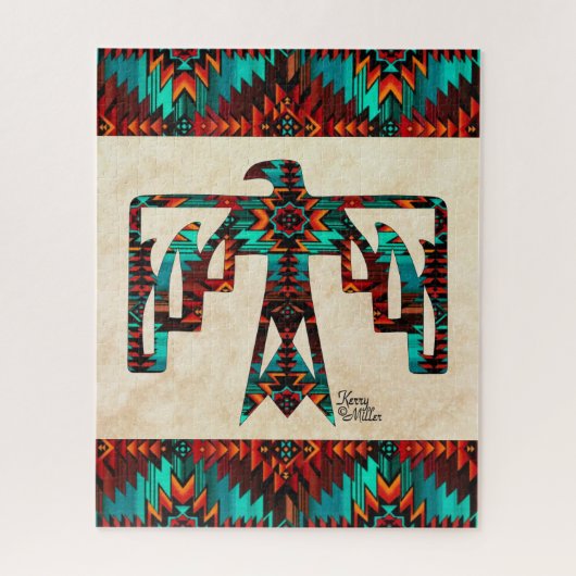Tribal Thunderbird Jigsaw Puzzle (Vertikal)