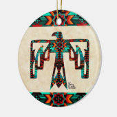 Tribal Thunderbird Keramik Ornament (Links)