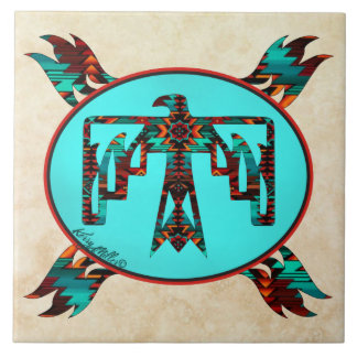 Tribal Thunderbird Keramik Tile Fliese