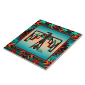 Tribal Thunderbird Keramik Tile Fliese (Seite)