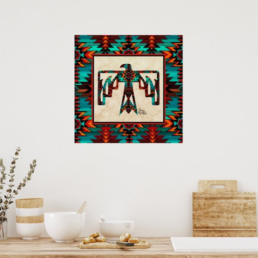 Tribal Thunderbird Poster (Küche)
