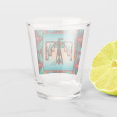 Tribal Thunderbird Shot Glass Schnapsglas (Rückseite)
