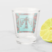 Tribal Thunderbird Shot Glass Schnapsglas (Rückseite)